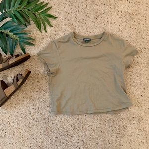 Wild Fable Short Sleeve Cropped Boxy T-Shirt